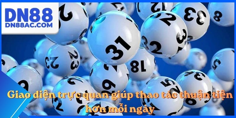 Giao diện trực quan giúp thao tác thuận tiện hơn mỗi ngày